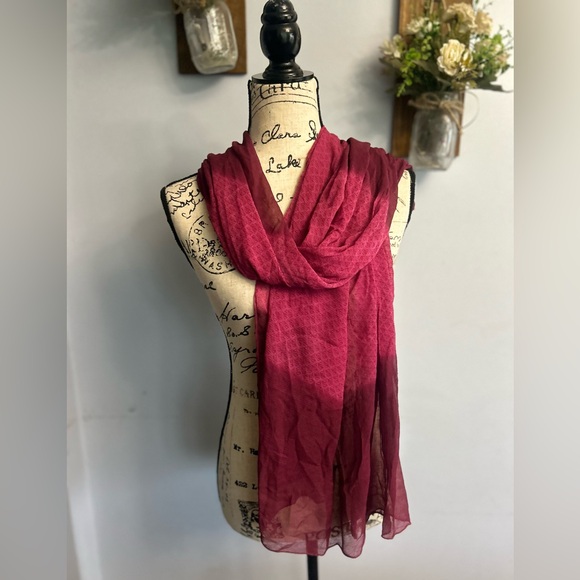 Natura scarf 100% silk bohemian festive art to wear Gypsy indie hippie - Picture 2 of 7